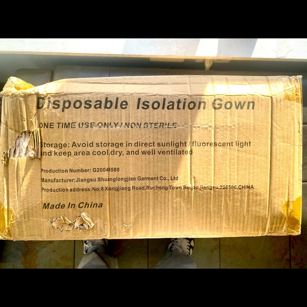 Disposable Isolation Gown